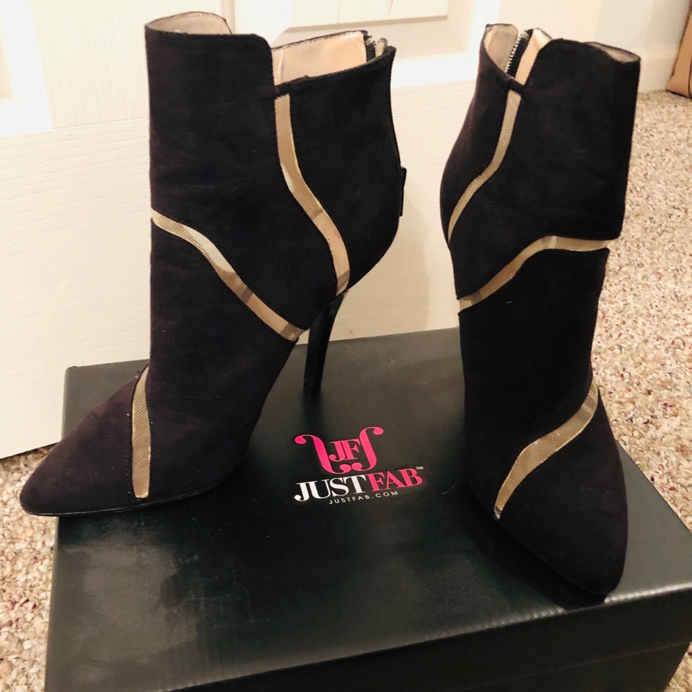 Just fab heel booties